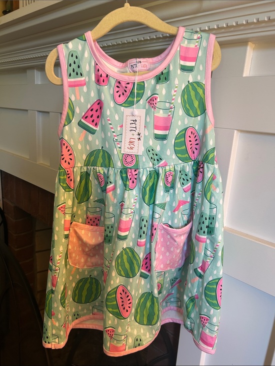 Pete + Lucy Other - NWT Girls Pete + Lucy Watermelon Sleeveless Tunic Top 7/8